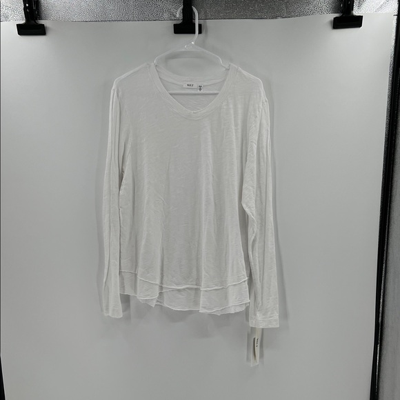 Wilt Women's Long Sleeve Mock Layer Tee - White - XL - New with tags - Picture 1 of 7
